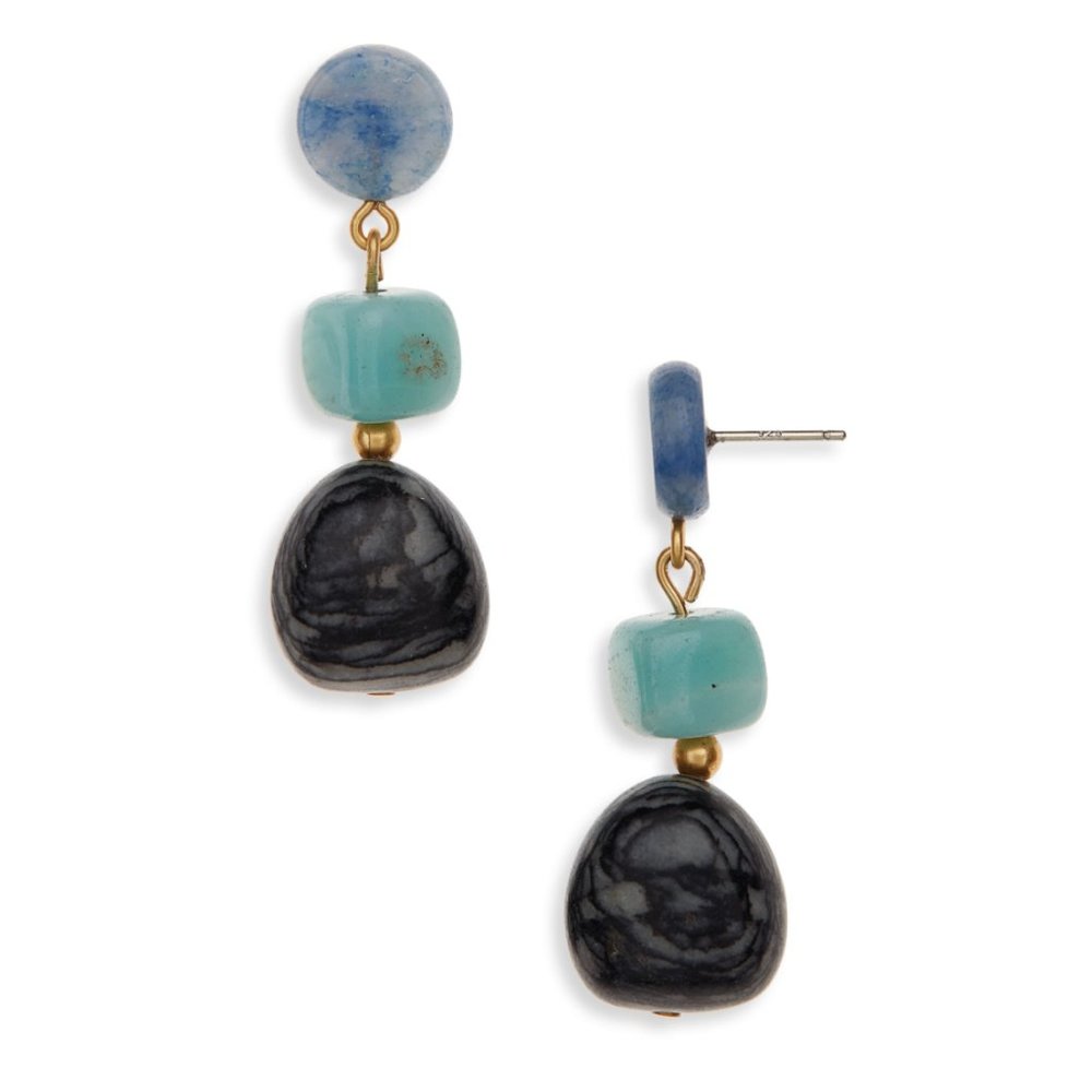 Madewell Stacked Stones Statement Earrings - Picture 3 of 3